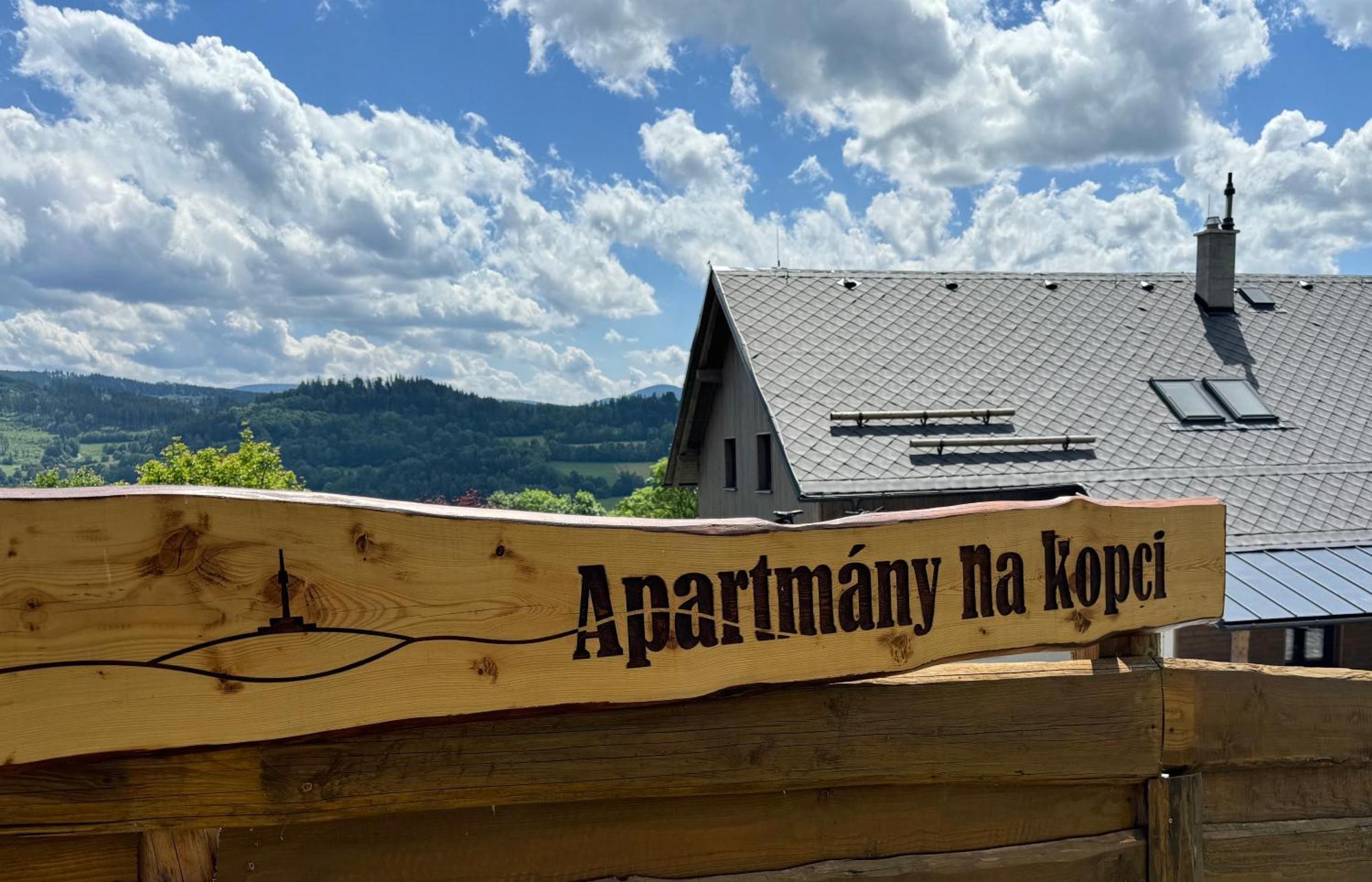 Apartmany Na Kopci Есеник Экстерьер фото