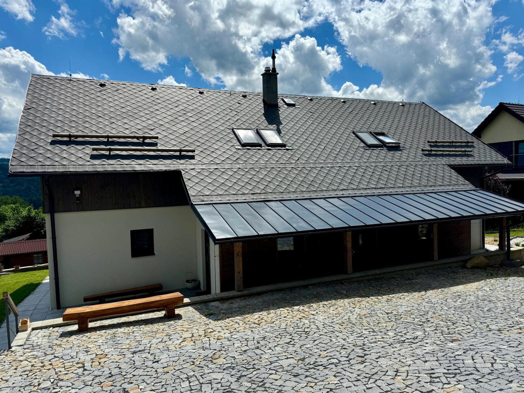 Apartmany Na Kopci Есеник Экстерьер фото